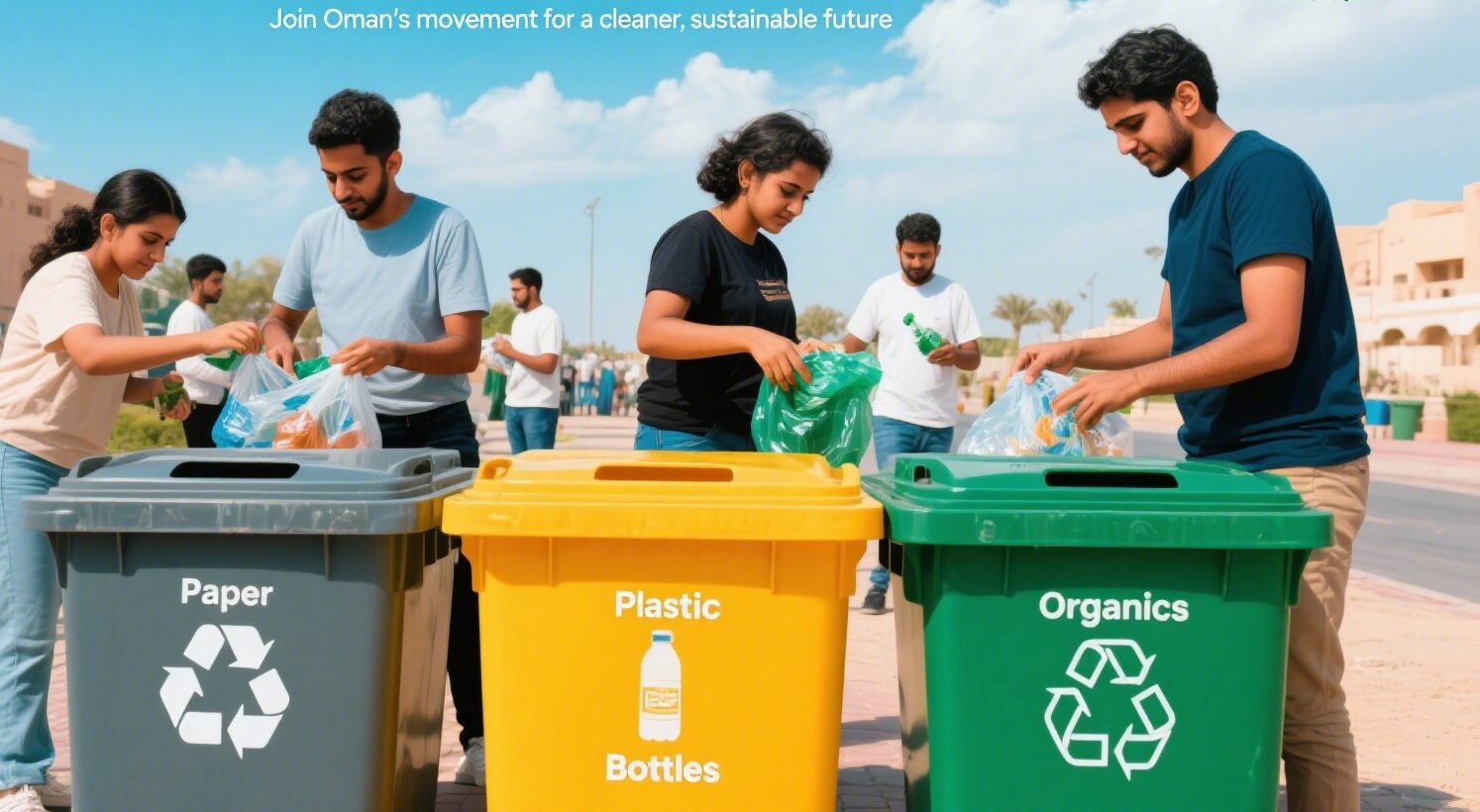 Waste Segregation Awareness Campaign in Muscat